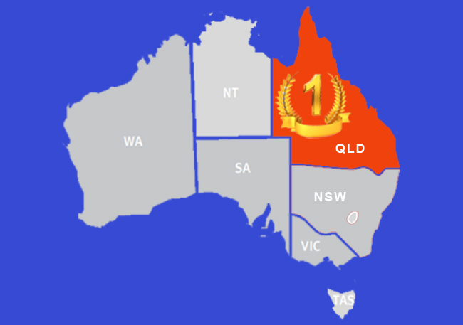 QLD first place